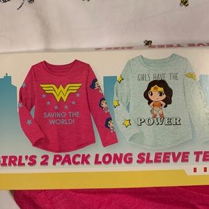 Wonder Woman 2 pack long sleeve t-shirts